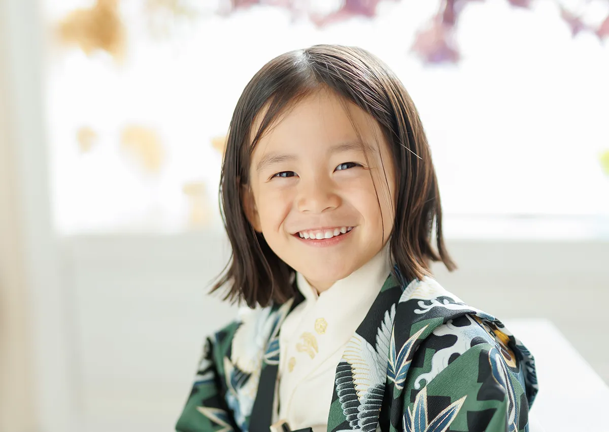 男の子洋装髪型